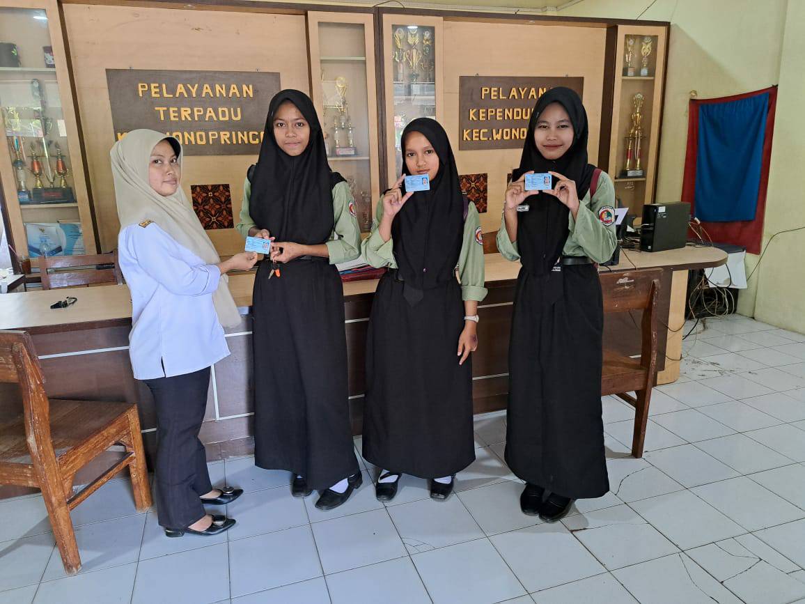Cetak KTP-el Bisa di Kecamatan Wonopringgo 