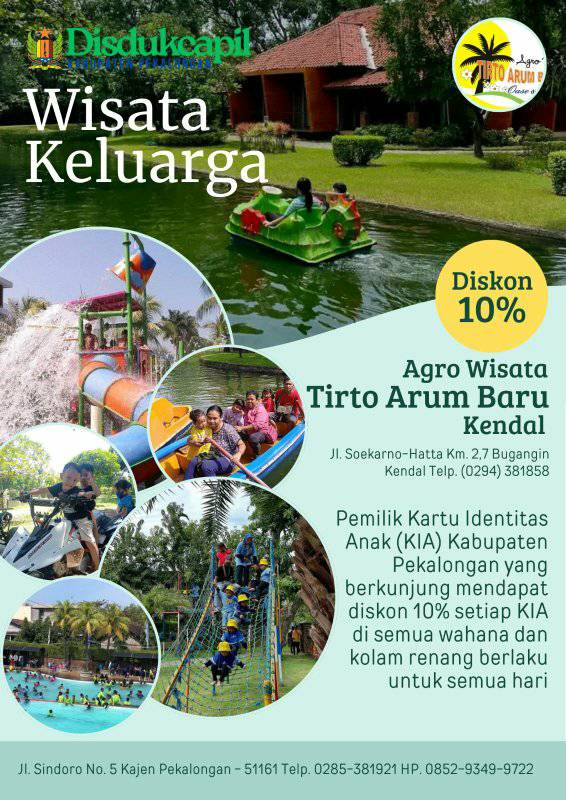 DISKON 10% AGRO WISATA TIRTO ARUM BARU KENDAL