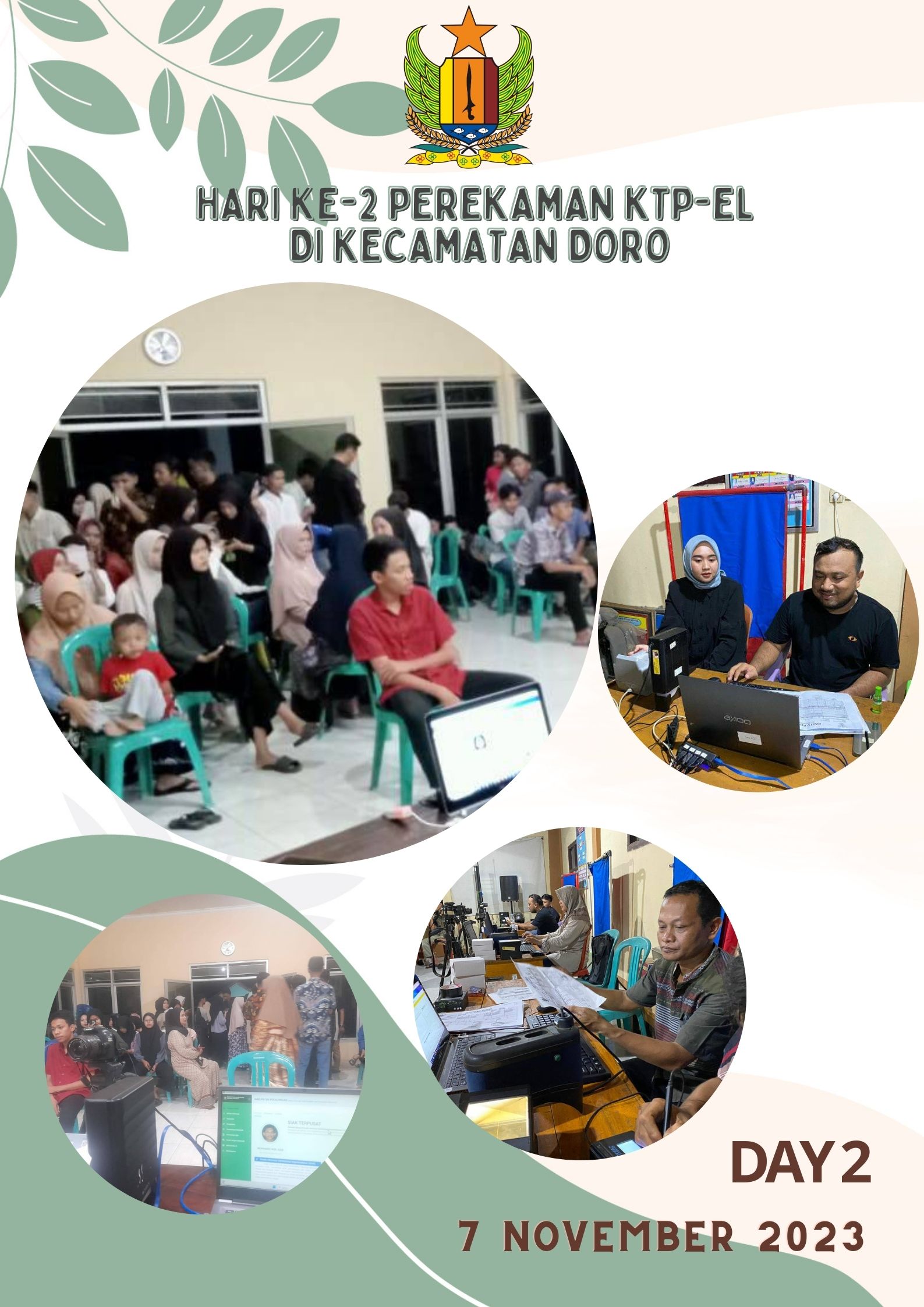 Hari ke-2 Perekaman KTP-el di Kecamatan Doro