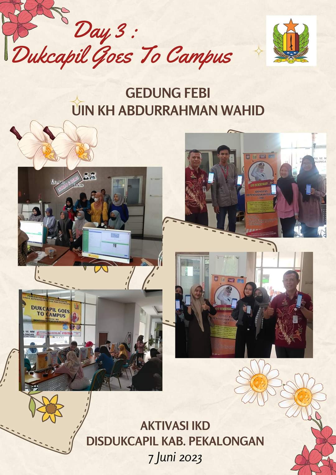 Day 3 Disdukcapil Goes To Campus UIN Gusdur Pekalongan