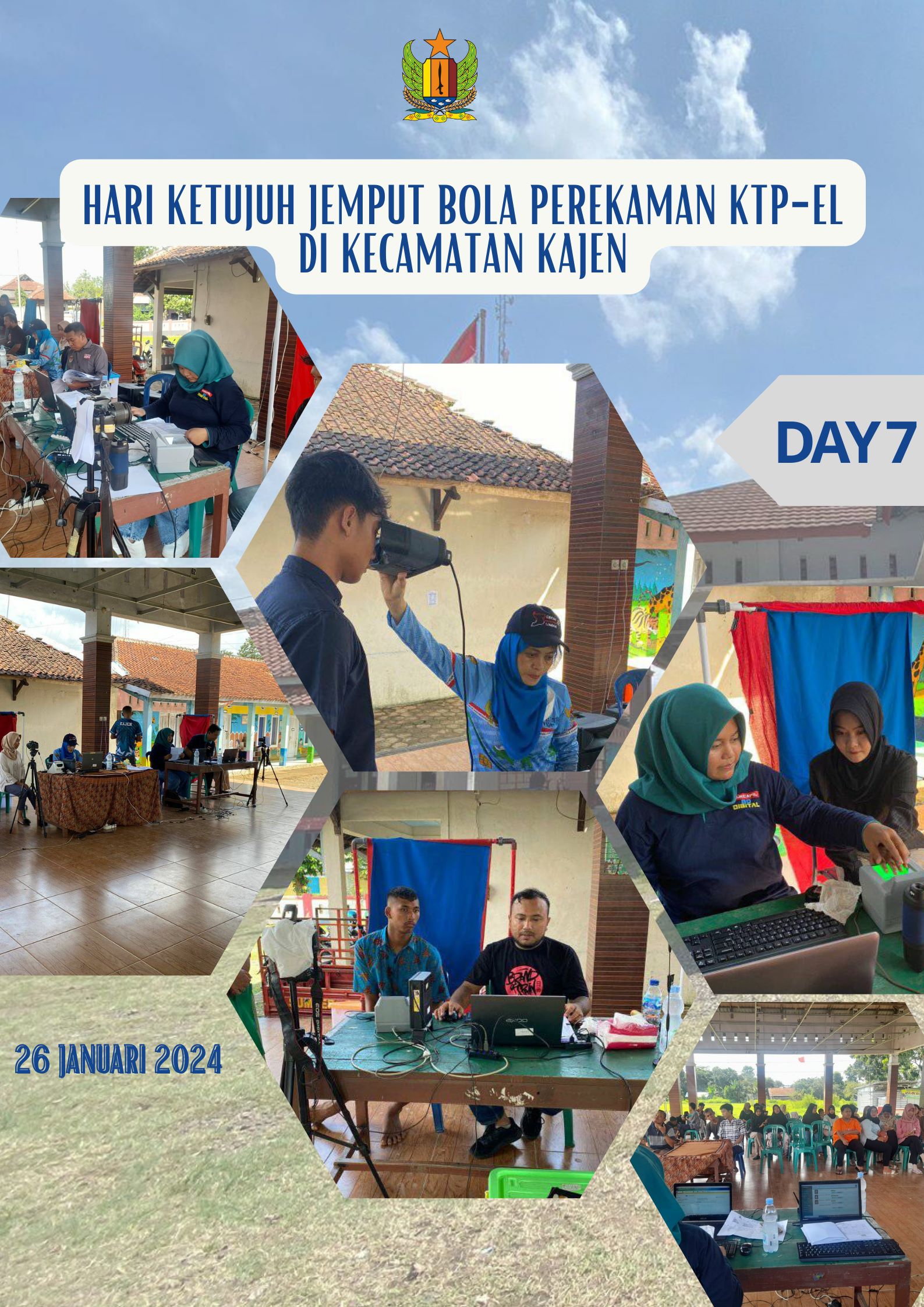Hari Ketujuh Jemput Bola Perekaman KTP-el di Kecamatan Karanganyar