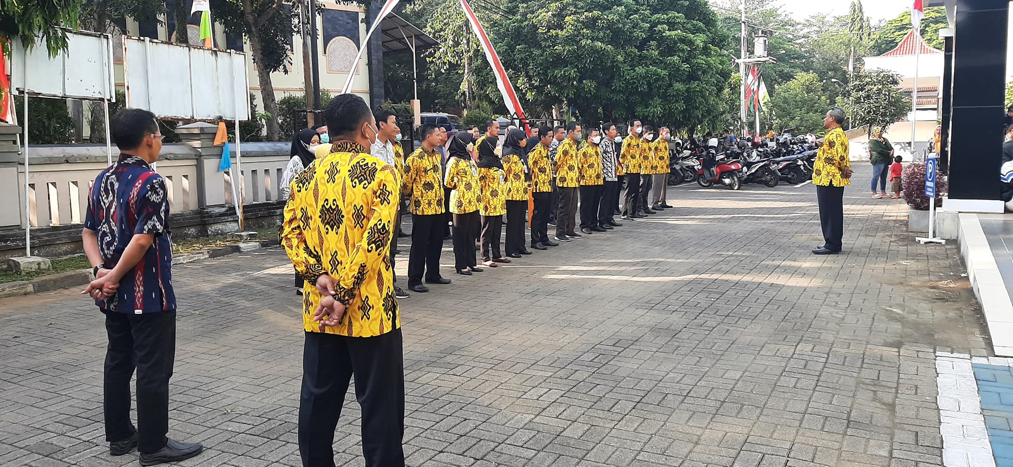 Apel Pagi dengan Kadisdukcapil Baru