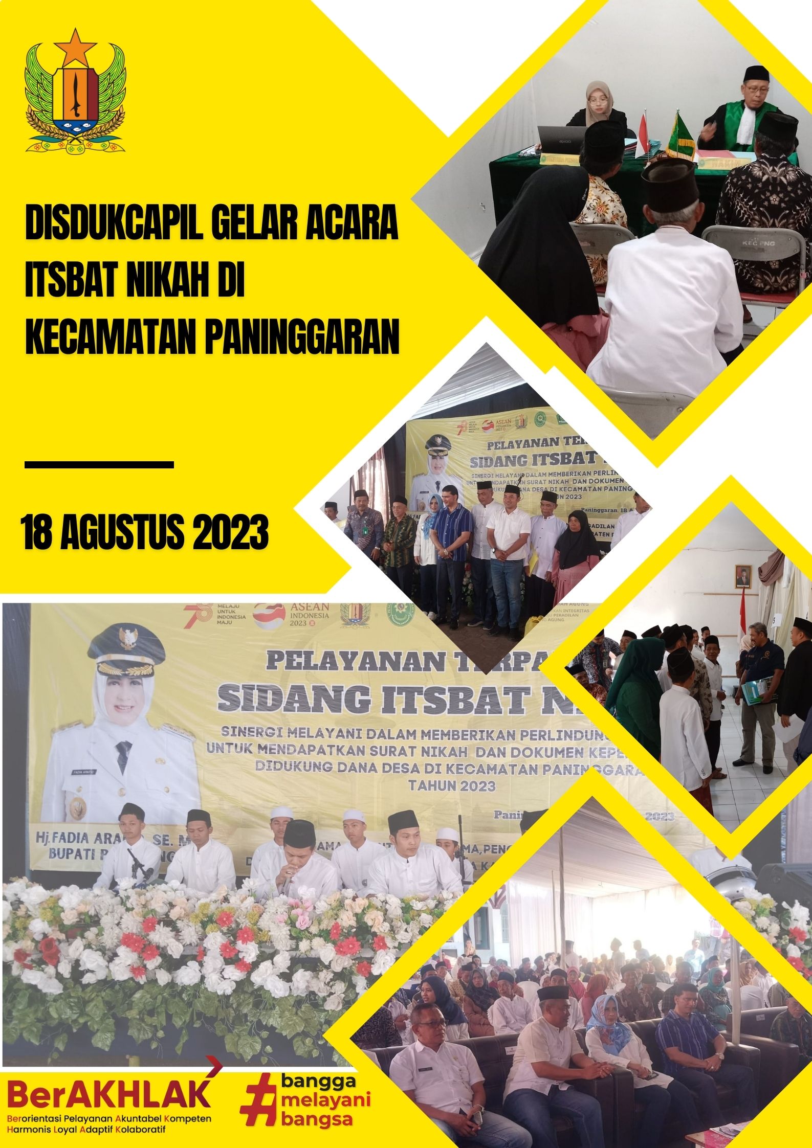 Disdukcapil Gelar Acara Itsbat Nikah di Kecamatan Paninggaran