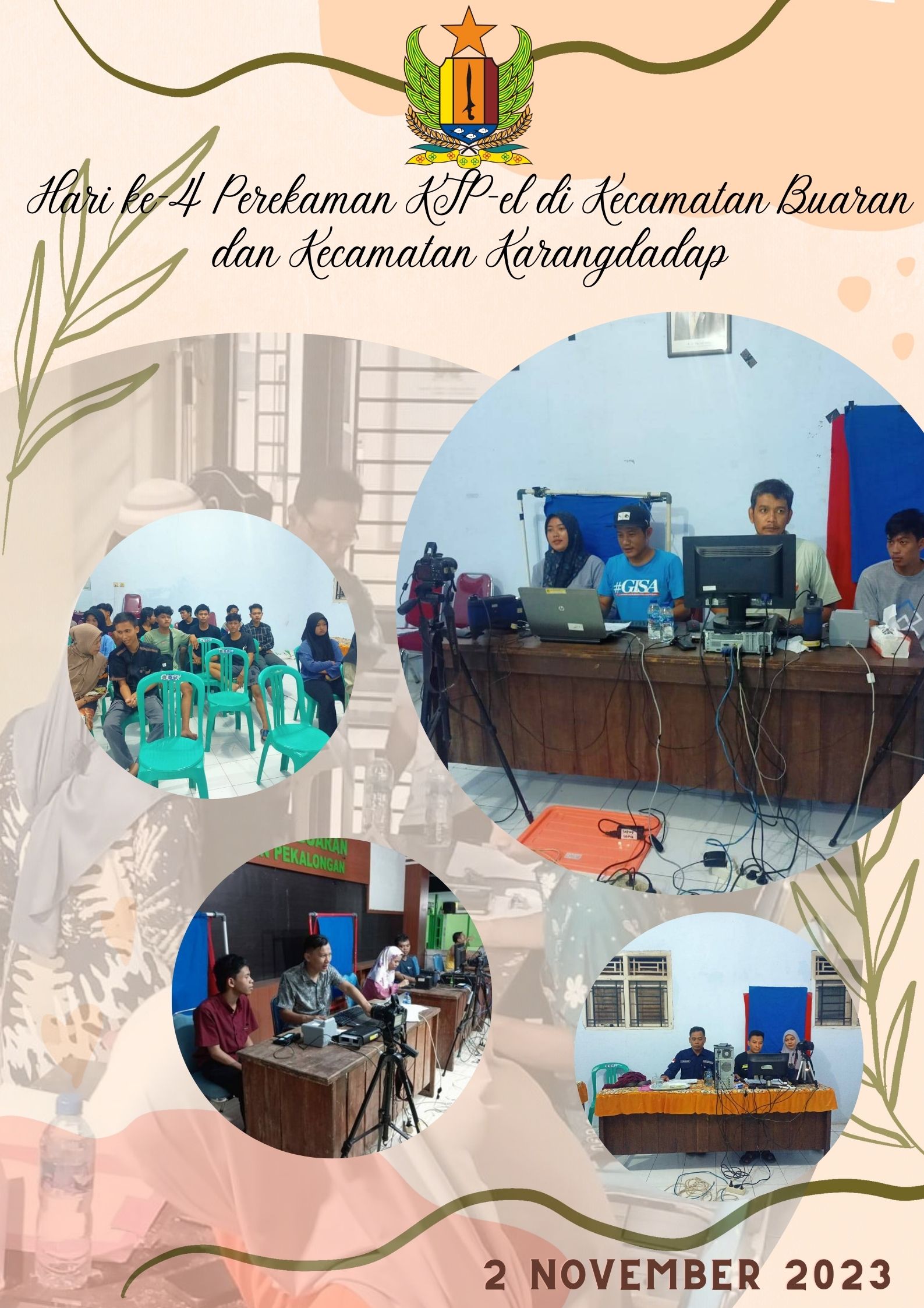 Hari ke-4 Perekaman KTP-el di Kecamatan Buaran dan Kecamatan Karangdadap