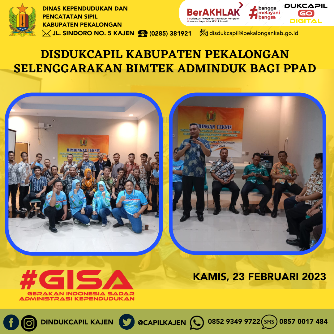 Disdukcapil selenggarakan Bintek Adminduk bagi PPAD