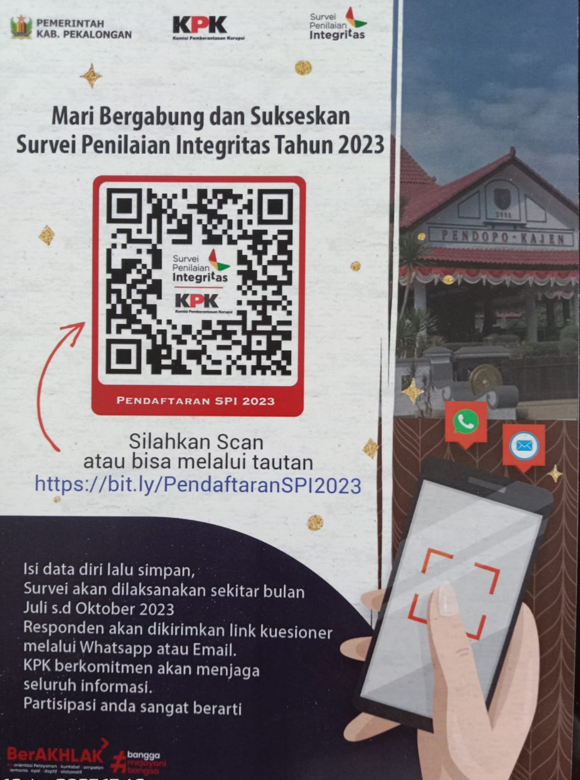 KPK adakan Survey Penilaian Integritas Tahun 2023