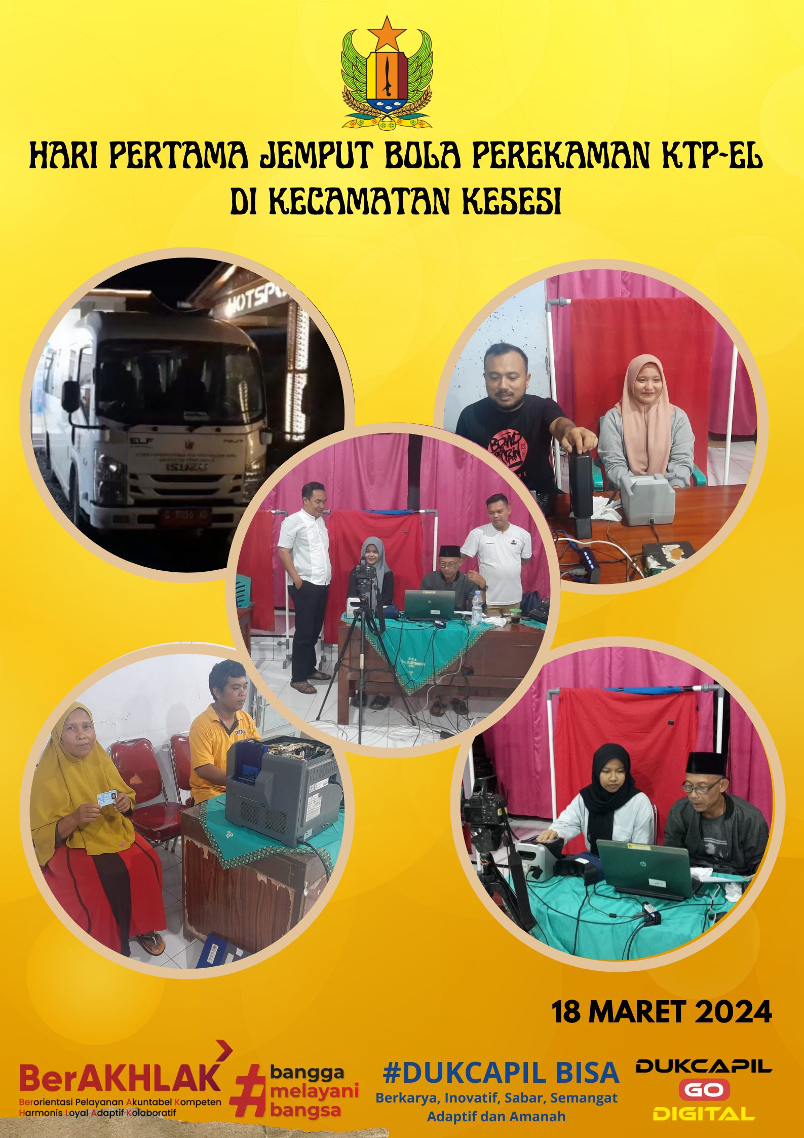Hari Pertama Roadshow &quot;JAMRUD&quot; di Kecamatan Kesesi
