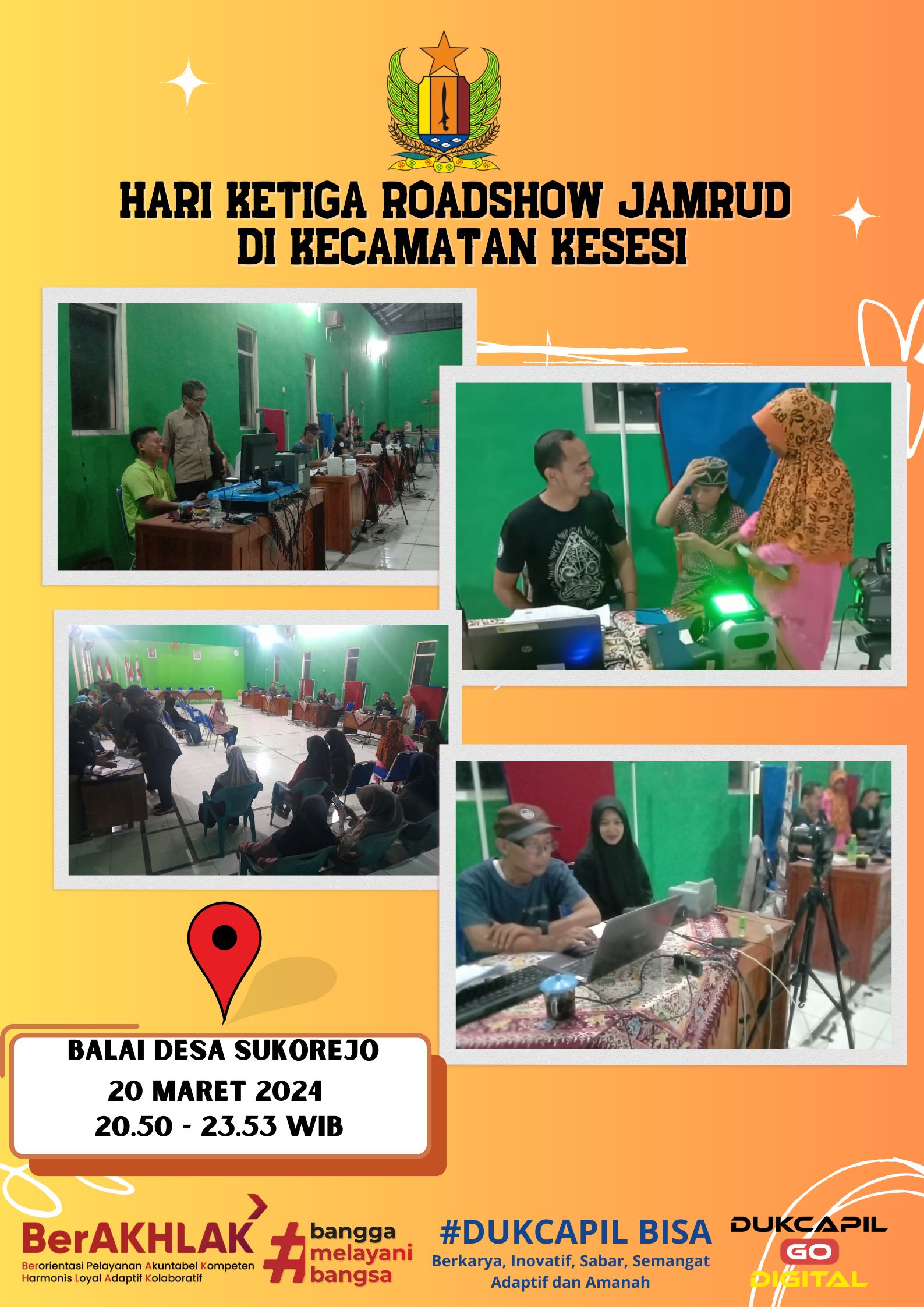 HARI KETIGA ROADSHOW &quot;JAMRUD&quot; DI KECAMATAN KESESI 