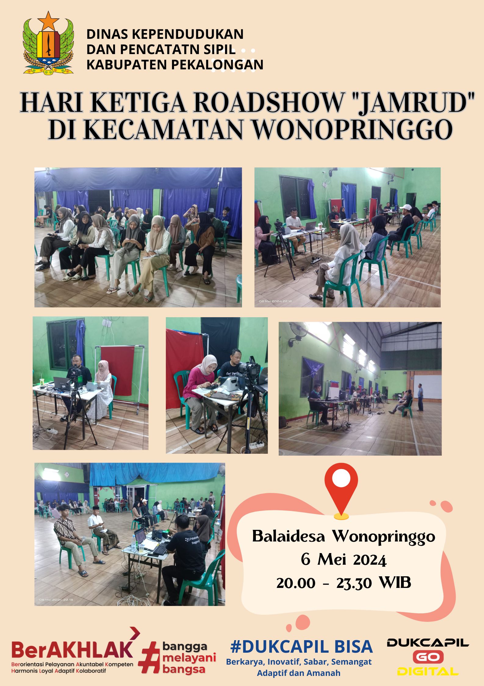 HARI KETIGA ROADSHOW &quot;JAMRUD&quot; DI KECAMATAN WONOPRINGGO