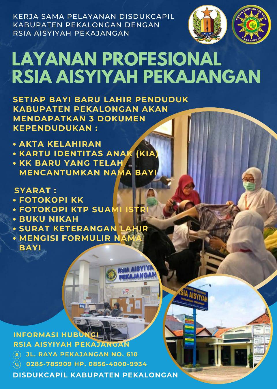 LAYANAN PROFESIONAL RSIA AISYIYAH PEKAJANGAN