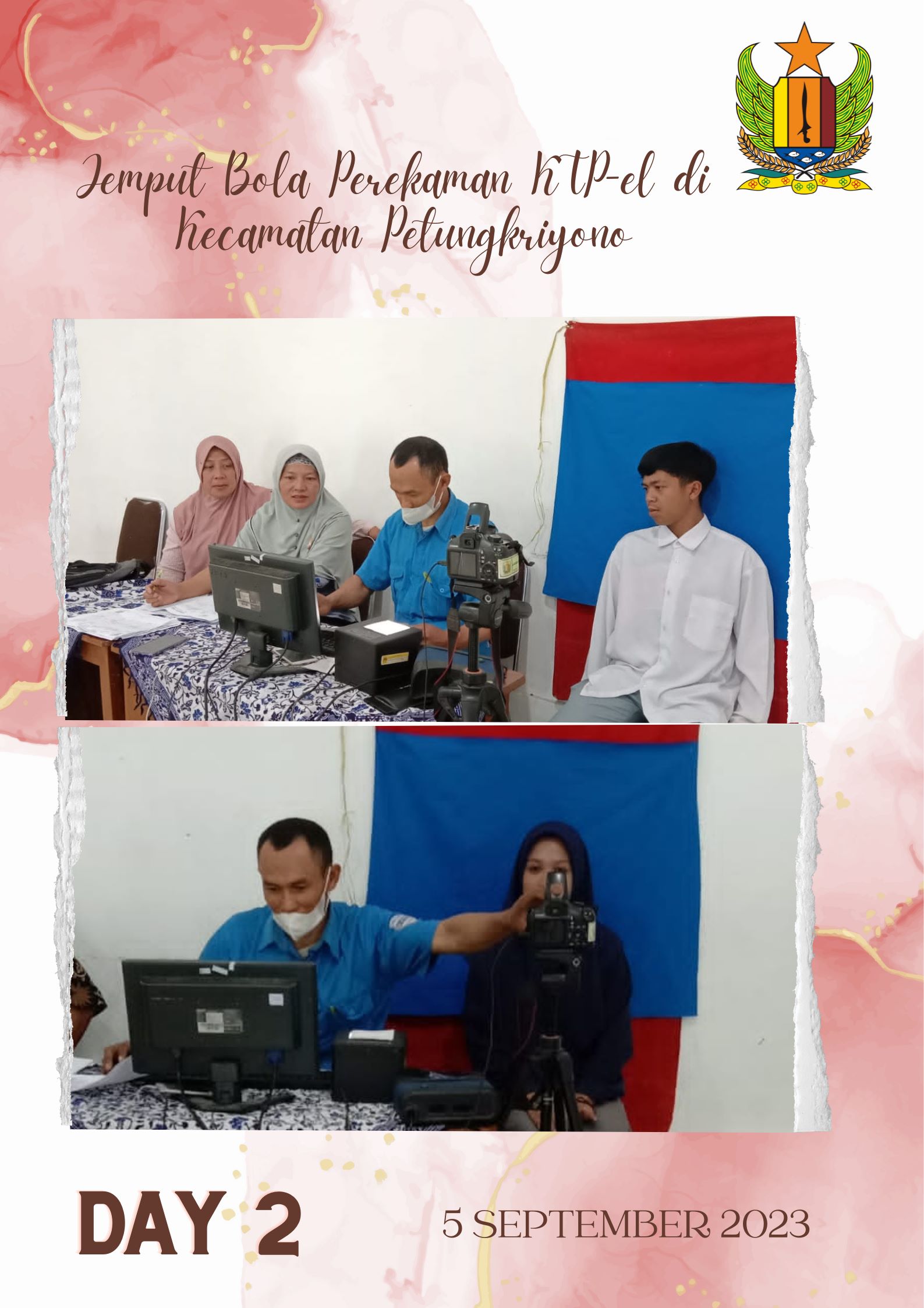 Jemput Bola Perekaman KTP-el di Kecamatan Petungkriyono