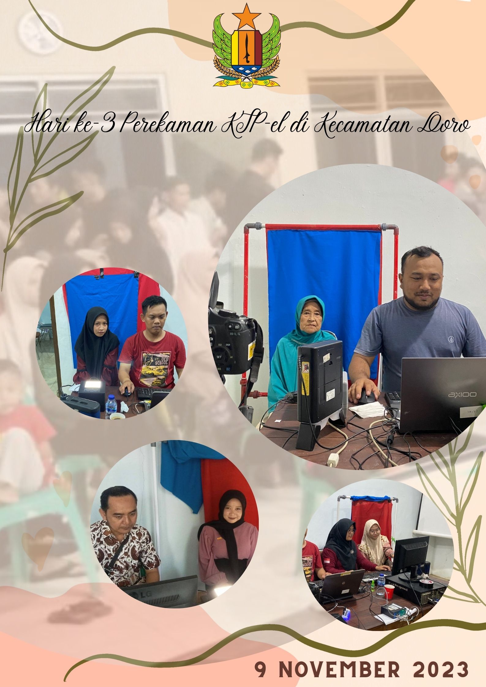 Hari ke-3 Perekaman KTP-el di Kecamatan Doro