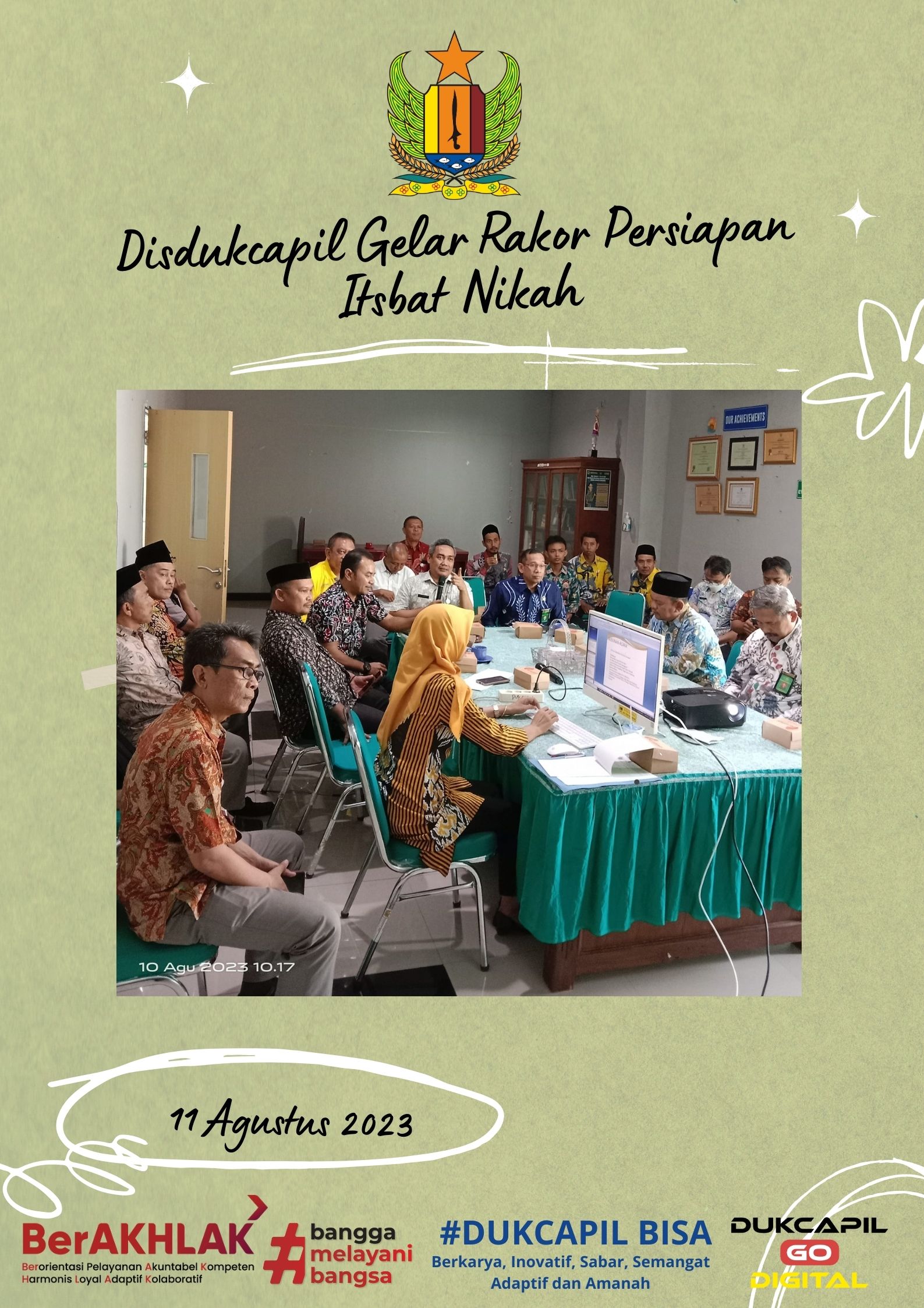 Disdukcapil Gelar Rakor Persiapan Itsbat Nikah