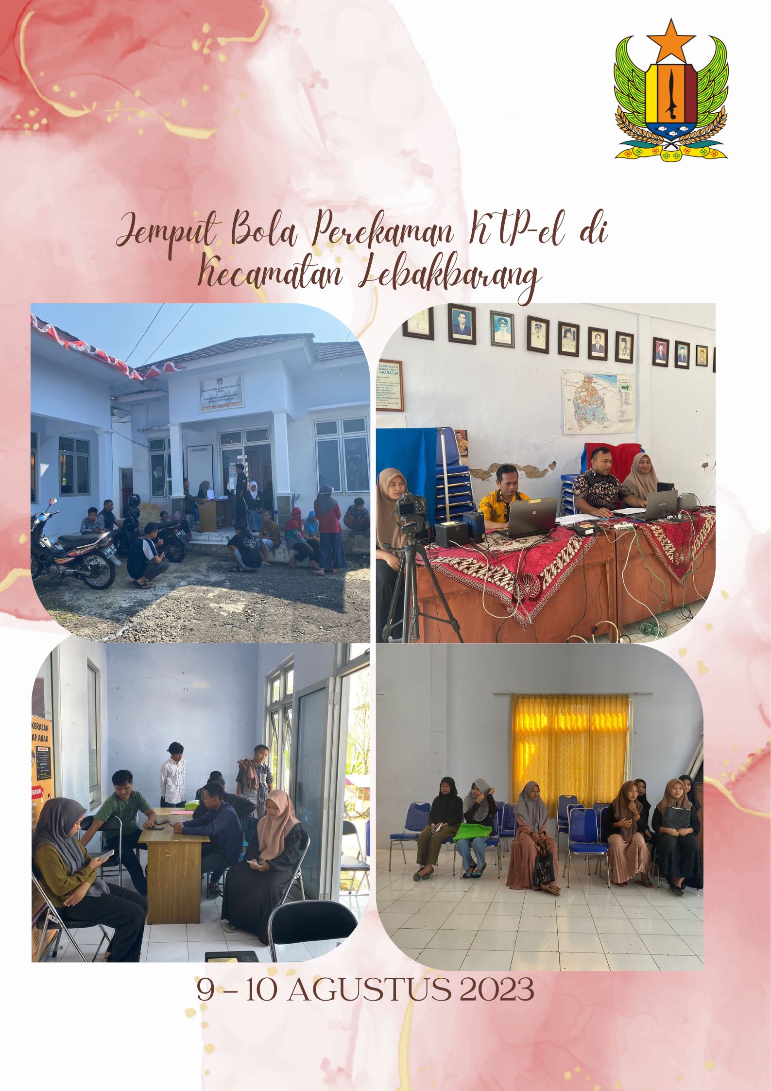 Jemput Bola Perekaman KTP-el di Kecamatan Lebakbarang