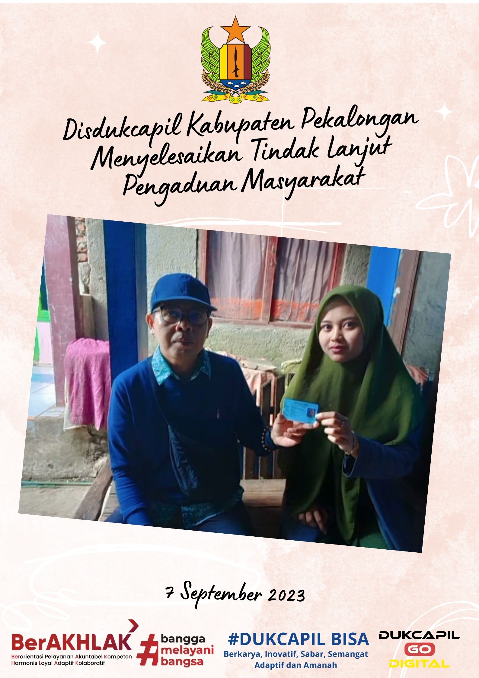 Disdukcapil Kabupaten Pekalongan Menyelesaikan Tindak Lanjut Pengaduan Masyarakat