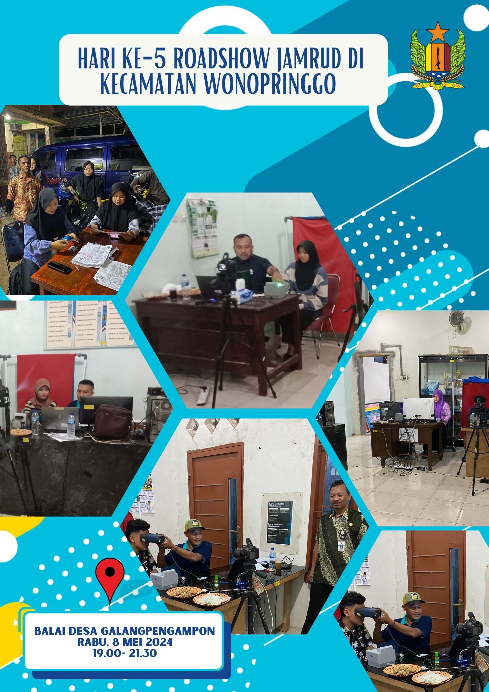 Hari ke-5 Roadshow Jamrud di Kecamatan Wonopringgo       